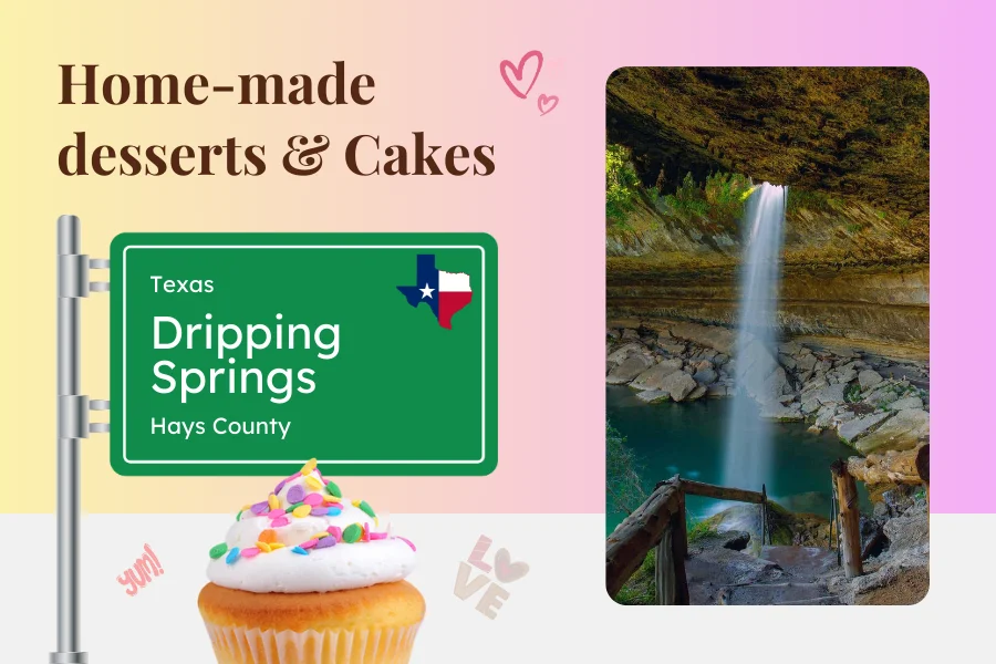 Dripping Springs Hays Cake Shop - It Sprinkles 1 Dripping Springs