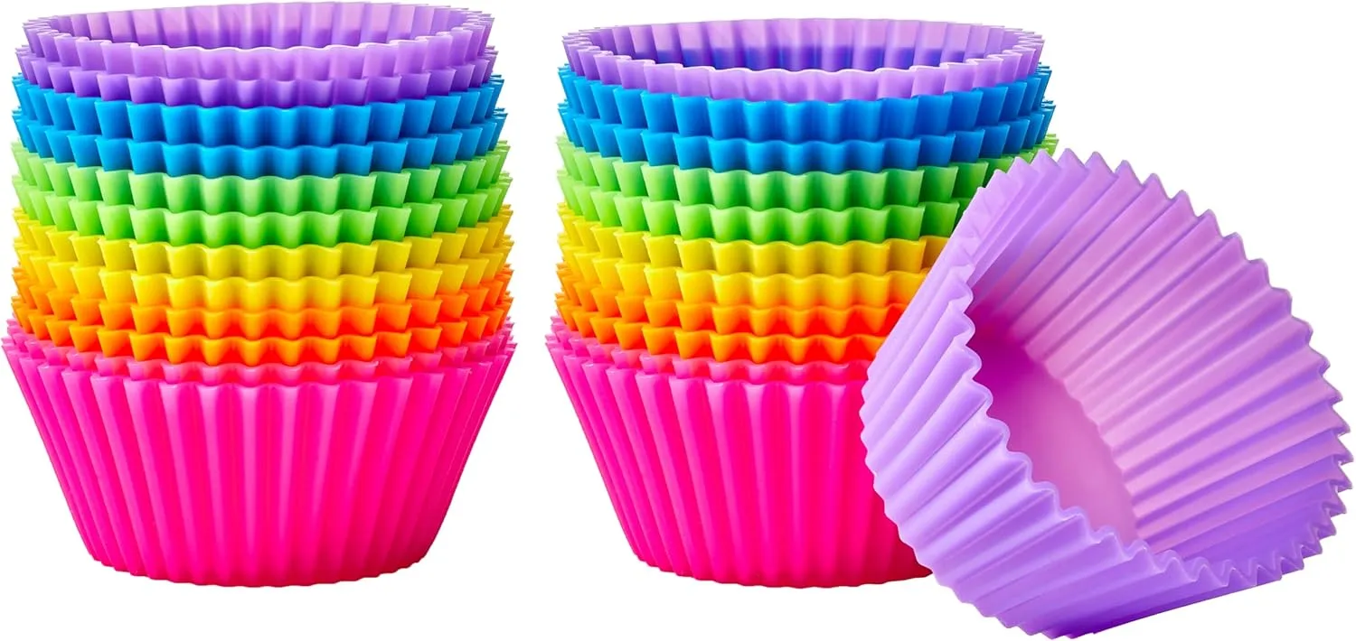 Reusable Silicone Cupcake Liners - It Sprinkles Cake In Austin