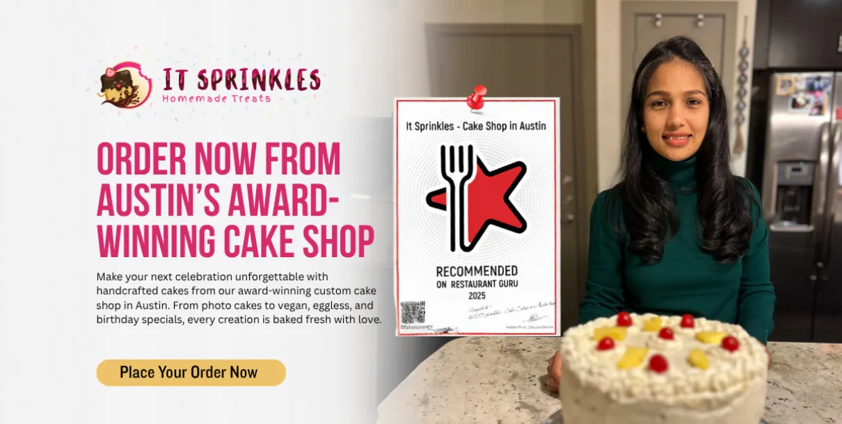 Award Winning Custom Cake Shop in Austin, It Sprinkles Wins Restaurant Guru Badge